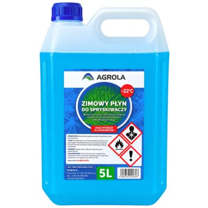 Zimowy płyn do spryskiwaczy −22°C 5 l (metanol) AGROLA
