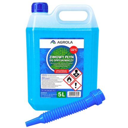 Zimowy płyn −22°C 5 l z lejkiem (metanol) AGROLA