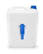 Kanister pusty 10 l HDPE z lejkiem i korkiem - obrazek 2